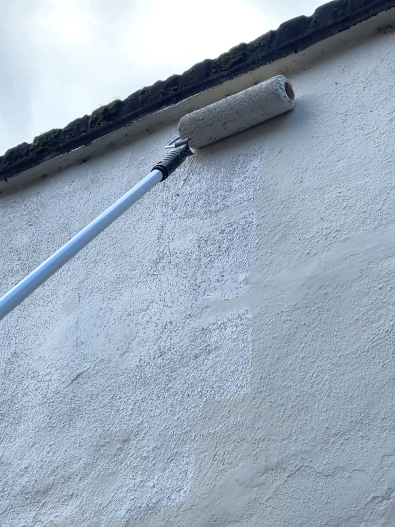 Wall coating for ourdoor mural