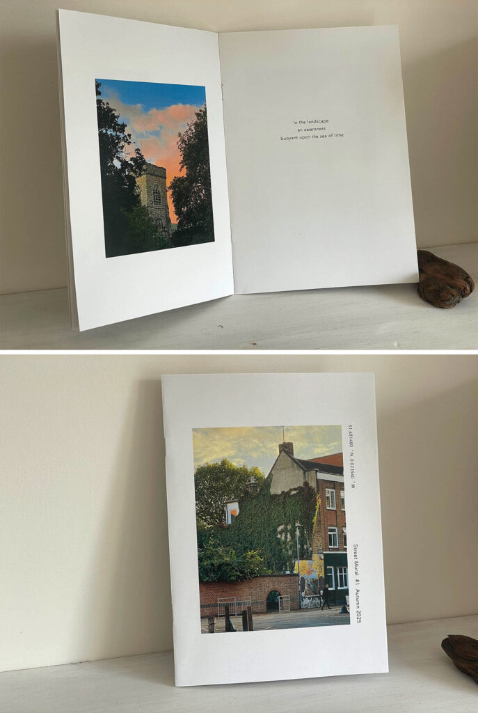 Deptford herb garden streetmural artist book, 2026